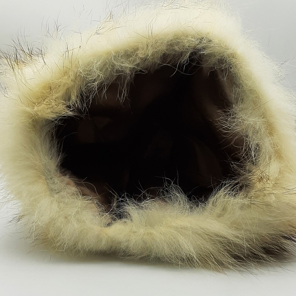 Vintage 1950's Fur Cloche Women's Hat Size Small Satin Lined - Picture 6 of 7